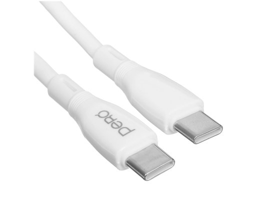 Кабель PERO DC11 PD Type-C - Type-C 60Вт 1м Белый